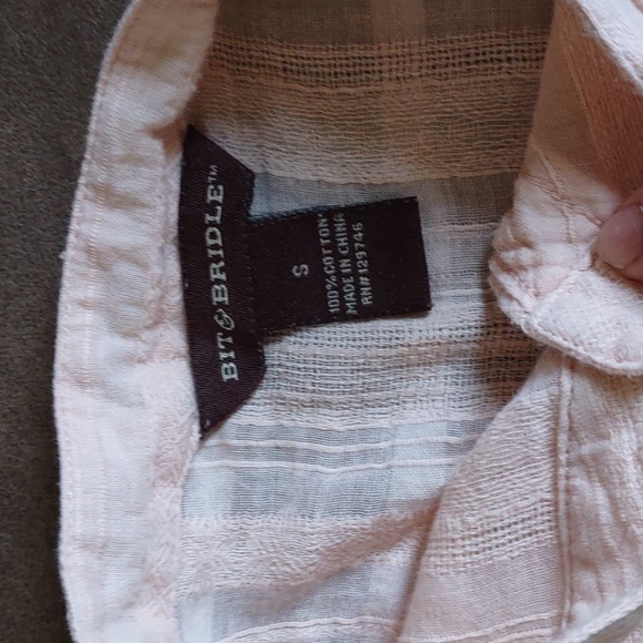 Bit & Bridle Button up sleeveless - Picture 3 of 5